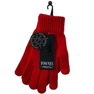 Fownes Brothers red knit antimicrobial touchscreen gloves from Nordstrom
